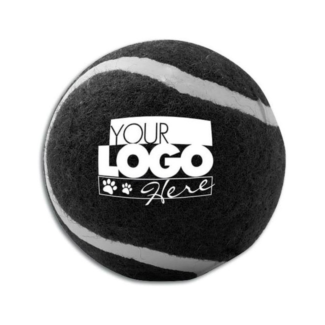 Black Custom printed Tennis ball Training Tennis Ball For Professionals / Customize logo and color