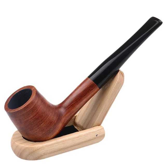 High Quality Custom Logo Handmade Tobacco Pipe Bruyere Wooden Smoking Pipes by S A and Sons