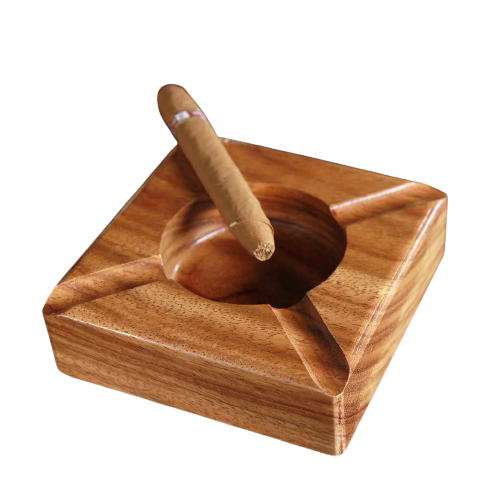 Interior Useful Cigar Tray For Ash Smoking Accessories Wooden Ashtray Personalized Small Pocket Cigarette ashes Tray