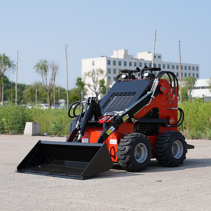 CE Ers280 200kg EPA Construction Machines Small Chinese International Mini Skid Steer Loader With Bucket Mulcher