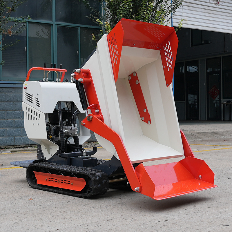 Hot Selling High Load 1 Ton Electric Dumper Power Garden Dumper Accept Customized