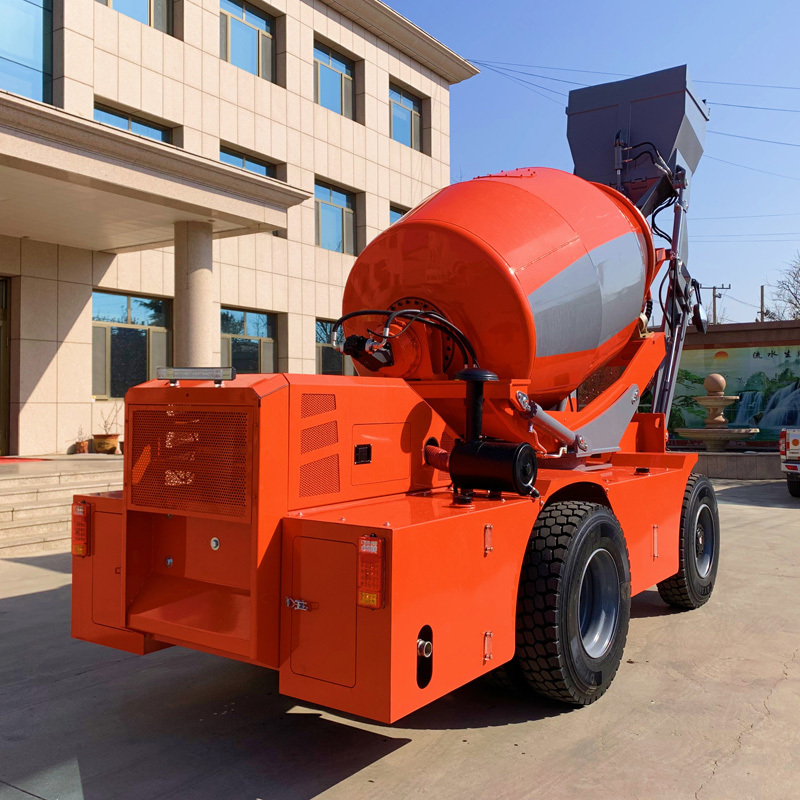 9500 KG Mobile Concrete Mixer self loading concrete mixer truck Self Loading Portable Concrete Mixer With Pump