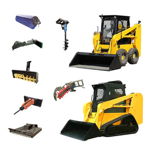 Multi functional Skid steer with tracks 100 horse power china skid steer skid steer loader with track