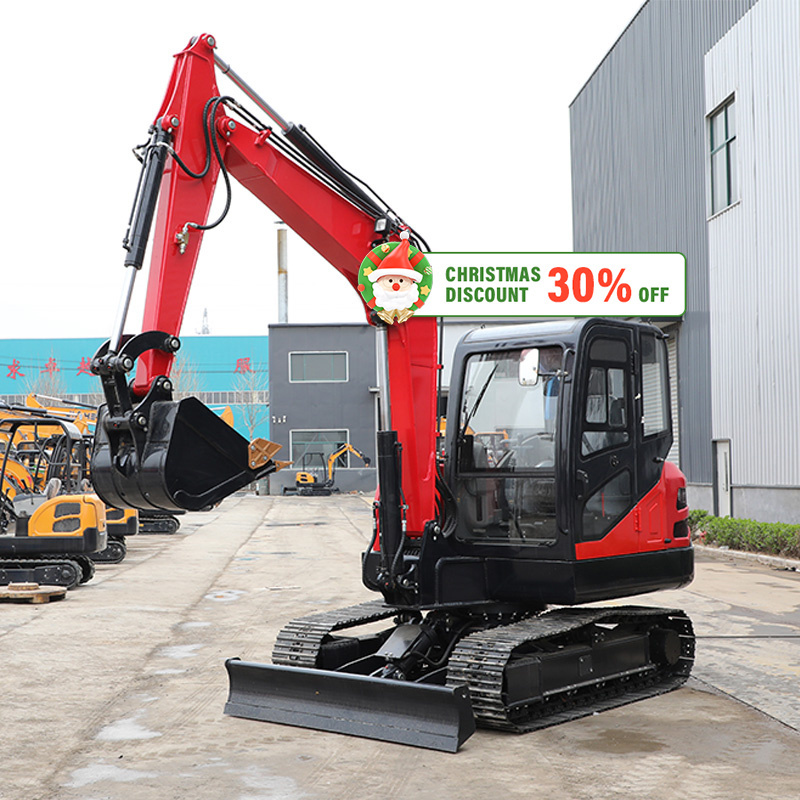 Free Shipping Multifunction Mini Excavadora Earth-Moving Machine Small Excavator 5 Ton Excavator 1 Ton 2 Ton 3 Ton