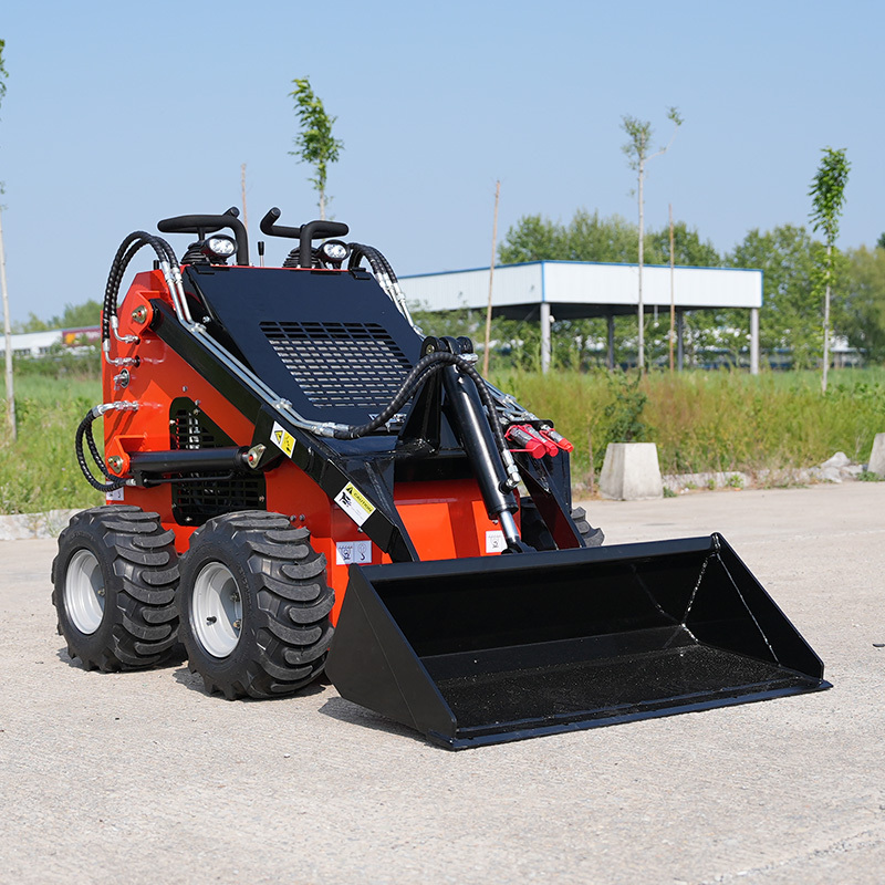 Smaller And Compact mini loader skid steer loader with attachments