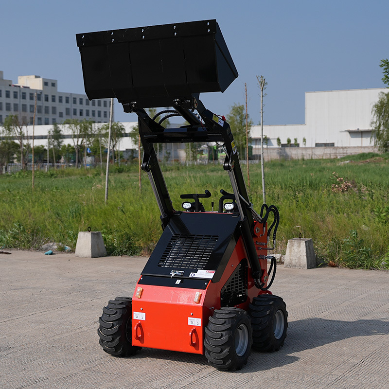 Smaller And Compact mini loader skid steer loader with attachments