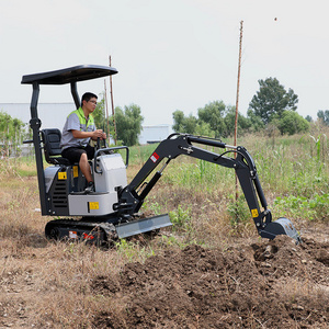 Free Shipping Kubota engine EPA Mini Excavator Bagger 2t Mini Excavator with swing boom rubber track Joystick Excavator