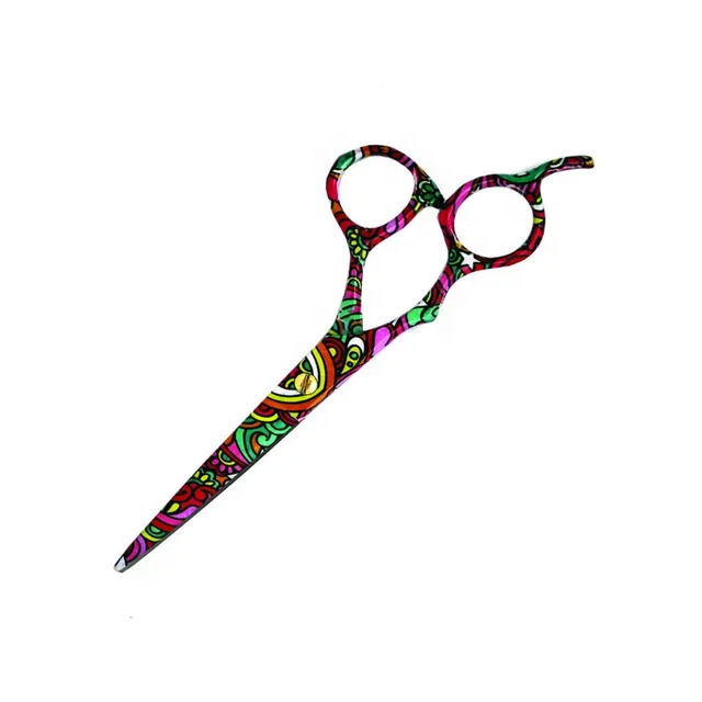 High Quality New fashionable hair scissors japan steel black titanium hairdressing scissors hair cut suppliers barber Scissor