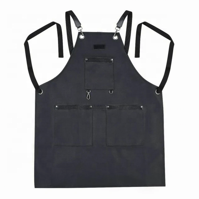 Whole Sale High Quality Apron And Beauty Salon Hairdresser Denim Fabric Barber Apron Hairdressing Salon Apron