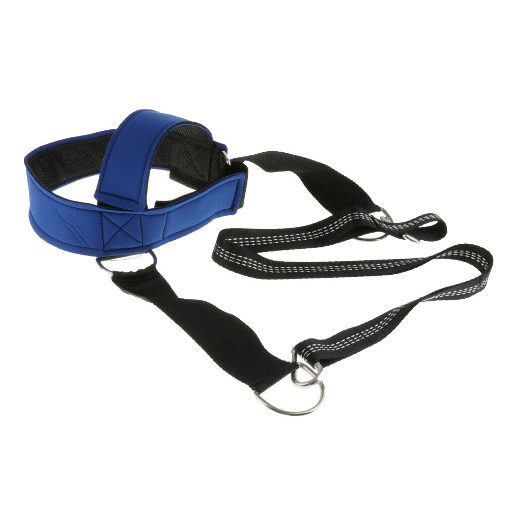 High Quality Fitness Strength Exercise Cotton Polyester And Steel Head Harness Weight lifting Head Neck Harness