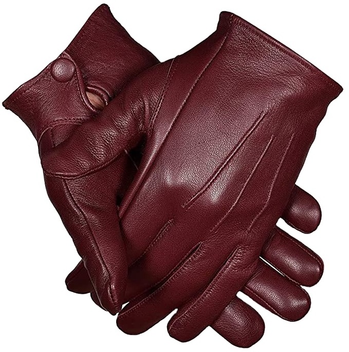 Heavy Duty Adjustable And Comfortable Outdoor Traveling High Quality Leather Fashion Factory Leather Dress Gloves