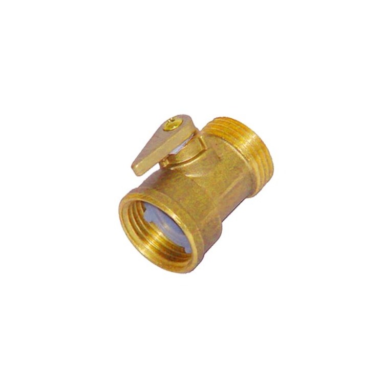 Metal Garden Hose Accessories GH3VB Three Ways Shut Off Garden Valve	 Garden Hose Connector