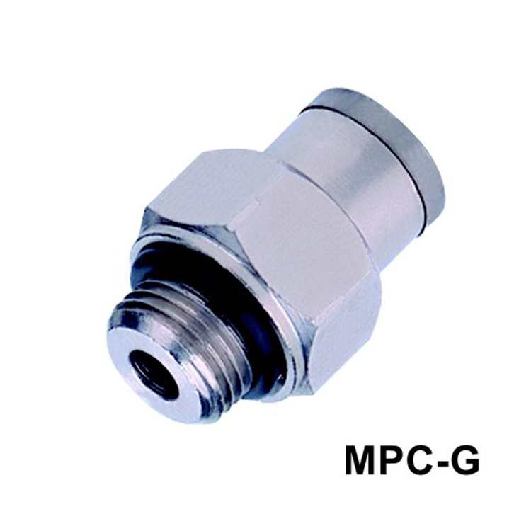 Metal Brass One Touch Adapter Connector End port BLS Male Swivel Elbow Brass Push In Fittings