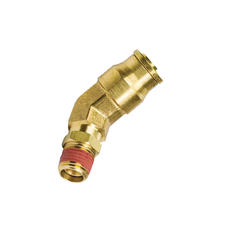 China Supplier brass  brake hose DOT Air Brake Push in  DOT brass compression fitting dot air fittings