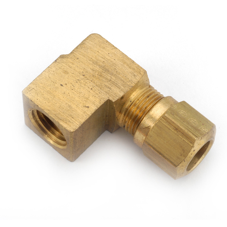 SAE 100102 BA DOT Air Brake Adapter Connector End port For Nylon Tubing 1468 Male Pipe Adapter Brass Fittings