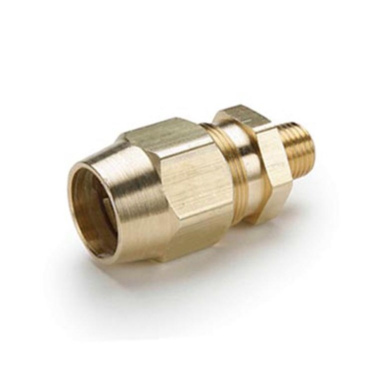 High quality SAE J1402 Brass Fittings  DOT Push in Fittings Air Brake Hose Ends For Rubber Tubing