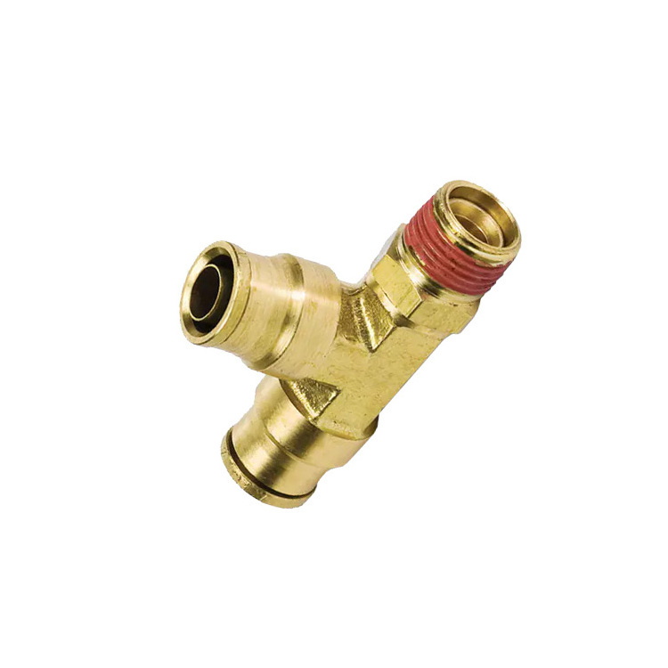 China Supplier brass  brake hose DOT Air Brake Push in  DOT brass compression fitting dot air fittings