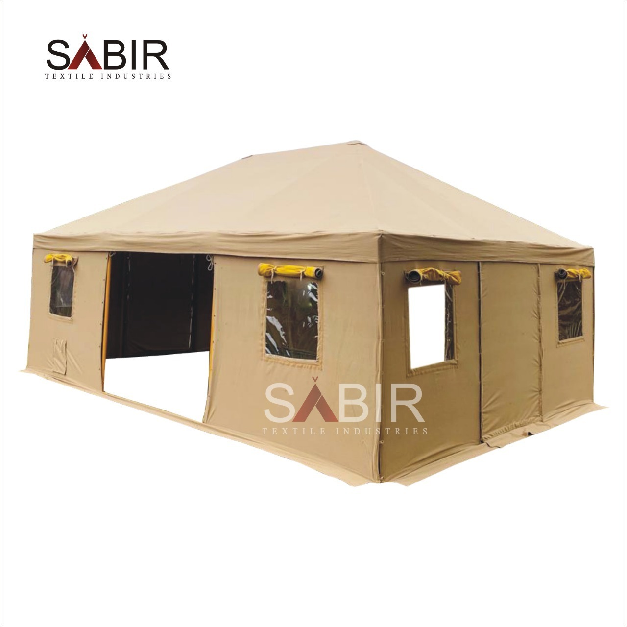 High Quality Luxury African Winter Steel Frame Waterproof 100% Cotton Canvas Glamping Lodge Hotel Safari Tent For Sale