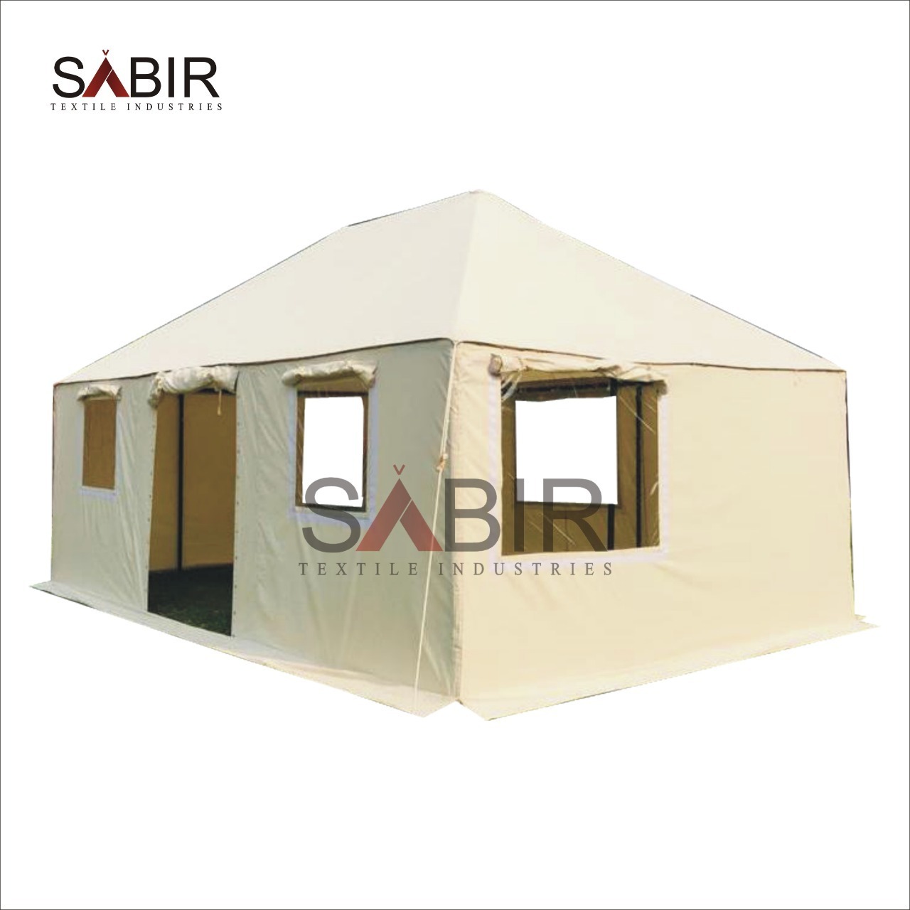 High Quality Luxury African Winter Steel Frame Waterproof 100% Cotton Canvas Glamping Lodge Hotel Safari Tent For Sale