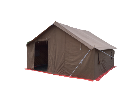 Canvas Tent Canvas Outdoor Camping Tent Luxury Waterproof Glamping Cotton Canvas Wall Desert Tent 12' X 14' For Outdoor Camping