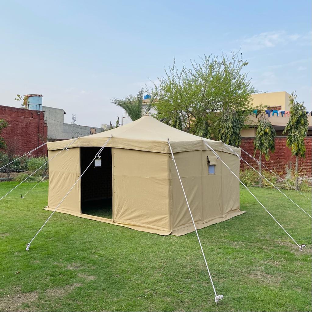 Top Quality Wholesale Custom Made Best Tents For outdoor Camping Made by Pakistani Manufacturer Single Pole Field Camp Tent