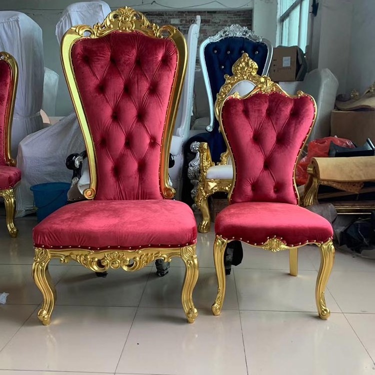 Wholesales Hot Selling Royal Chairs Luxury Wedding King Throne Thrown Chair Luxury Throne For Events