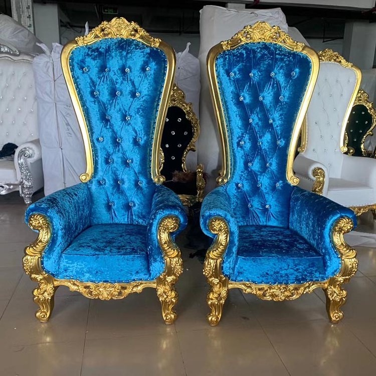 Wholesales Hot Selling Royal Chairs Luxury Wedding King Throne Thrown Chair Luxury Throne For Events