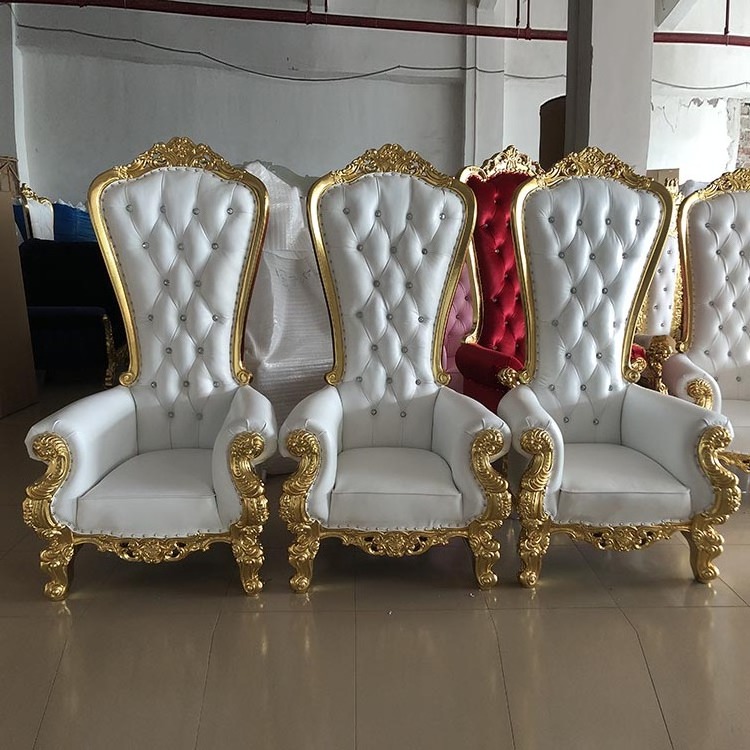 best quality high back wedding party events hotel royal luxury king throne sofa for rental