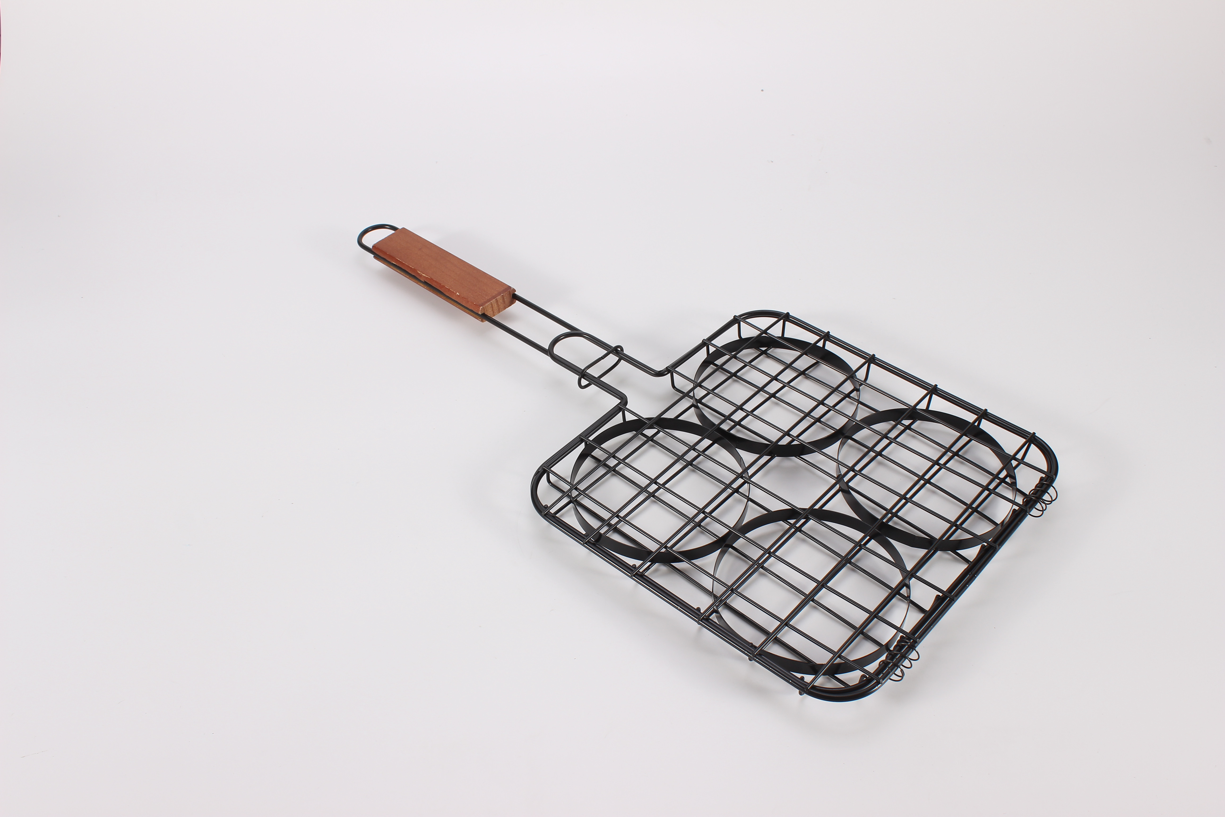 Hot Non-Stick Small BBQ Grill Net Mini Burger grill basket set bbq Accessories barbecue mesh meat hamburger grill basket