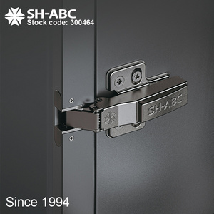 SH-ABC Soft close closing two way clip on aluminum frame glass door full half overlay insert hinge LM06A