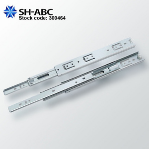 SH-ABC full extension side mount sidemount 3 fold 3-fold ball bearing king slide drawer slides SH35222