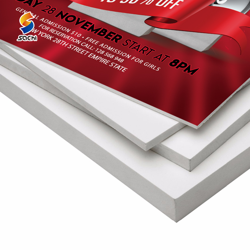 Custom Digital Printed PVC Foam Board Sign / PVC Sheet Advertising Sign Paper Board / Corflute Sheet for advertising