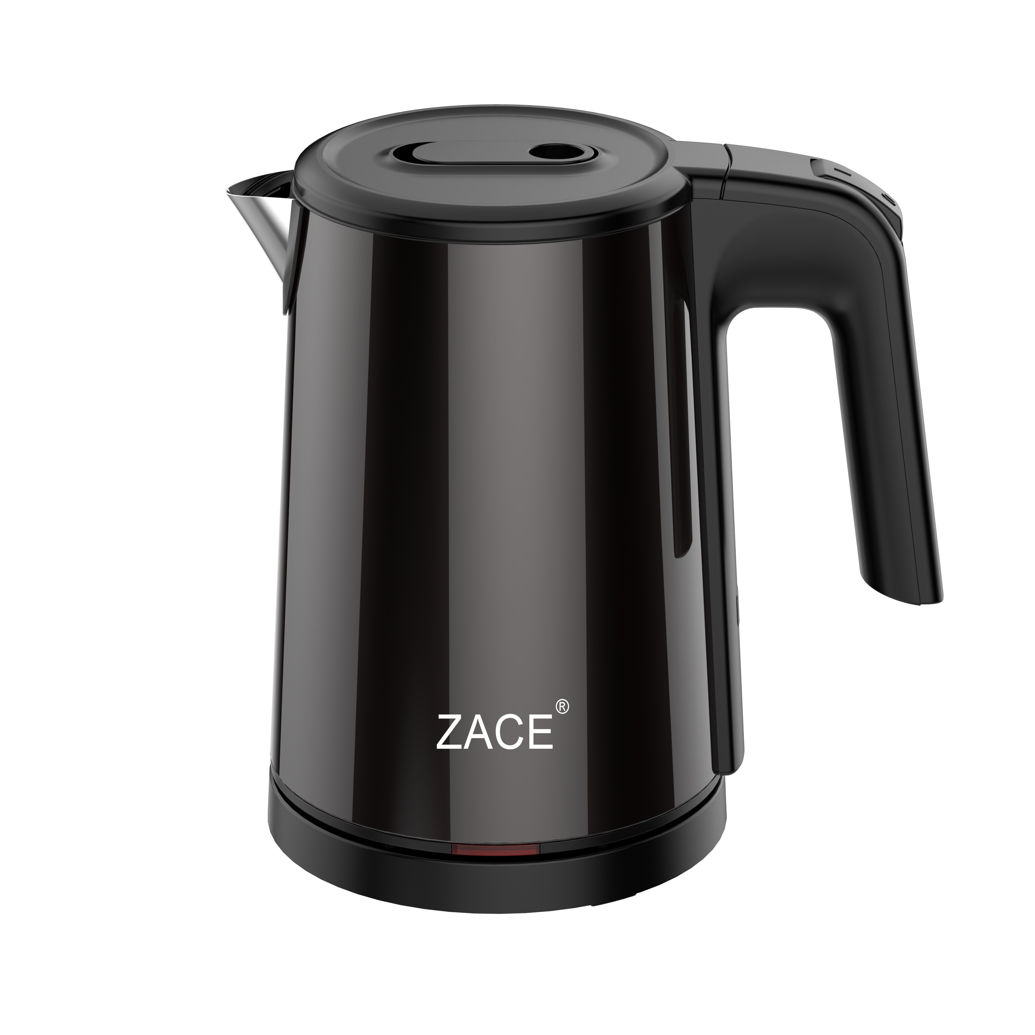 Sachikoo portable electric kettle with pure copper cable and stainless steel double wall automatically stops