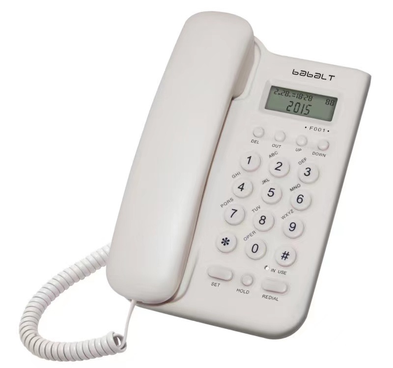 SACHIKOO Factory Wholesale Landline Caller Id Phone Corded Landline Hotel Home Office Telephone F001