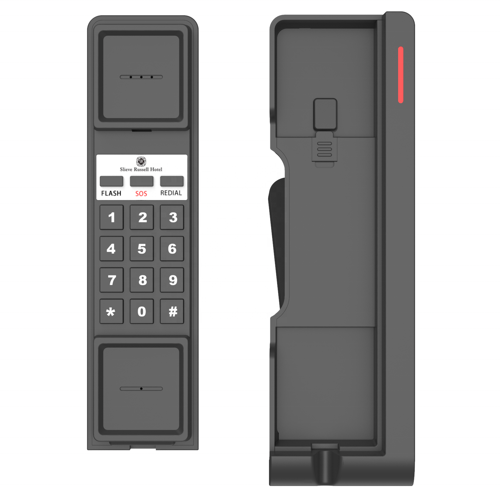 New Sachikoo SN-0019 Hotel Guest Room Bathroom Double-use Emergency Desk Wall Telephone with Speed Dial Buttons