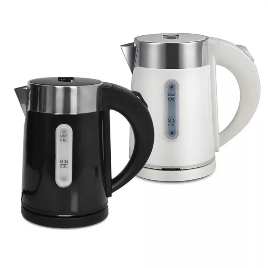 Sachikoo 0.6L golden ratio hotel electric water kettle with tray