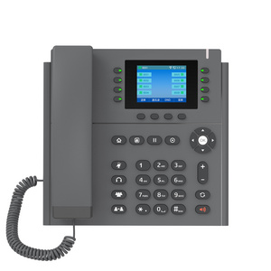 Shenzhen Telephone Manufacturer VoIP Phones system 2.8 Inch Backlit Color Screen Wifi Phone with POE power