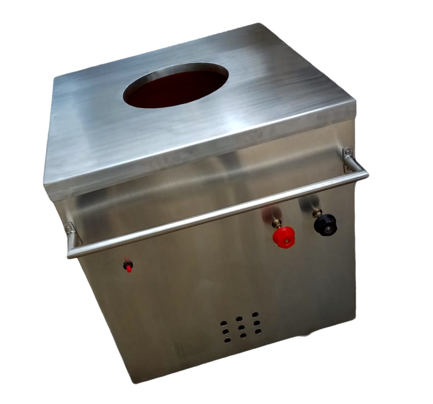 Best Selling Stainless Steel Charcoal & Gas Operated Commercial Oven Clay Tandoor For Restaurants and Hotel Kitchen Use