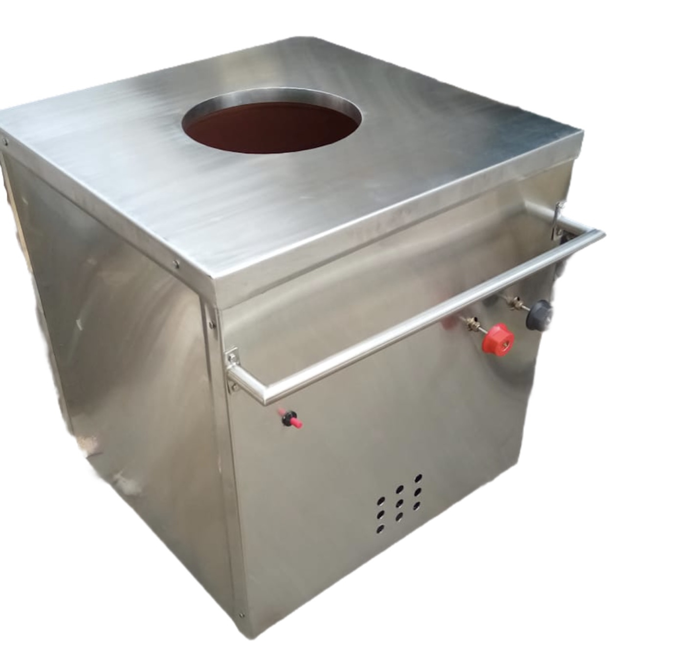 Best Selling Stainless Steel Charcoal & Gas Operated Commercial Oven Clay Tandoor For Restaurants and Hotel Kitchen Use