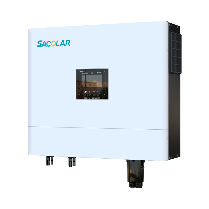 Sacolar 6000 Watt Pure Sine Wave Inverter 48V 6000W Home Use Support 1 Phase 3 Phase