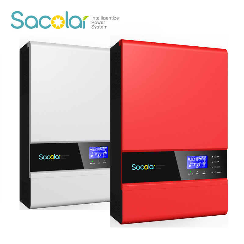 Solar Hybrid Inverter PCU UPS 5kVA Solar home backup device for blackout and solar feed in battery