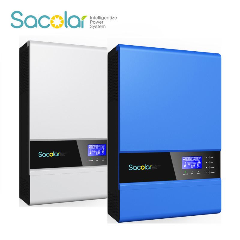 Solar Hybrid Inverter PCU UPS 5kVA Solar home backup device for blackout and solar feed in battery