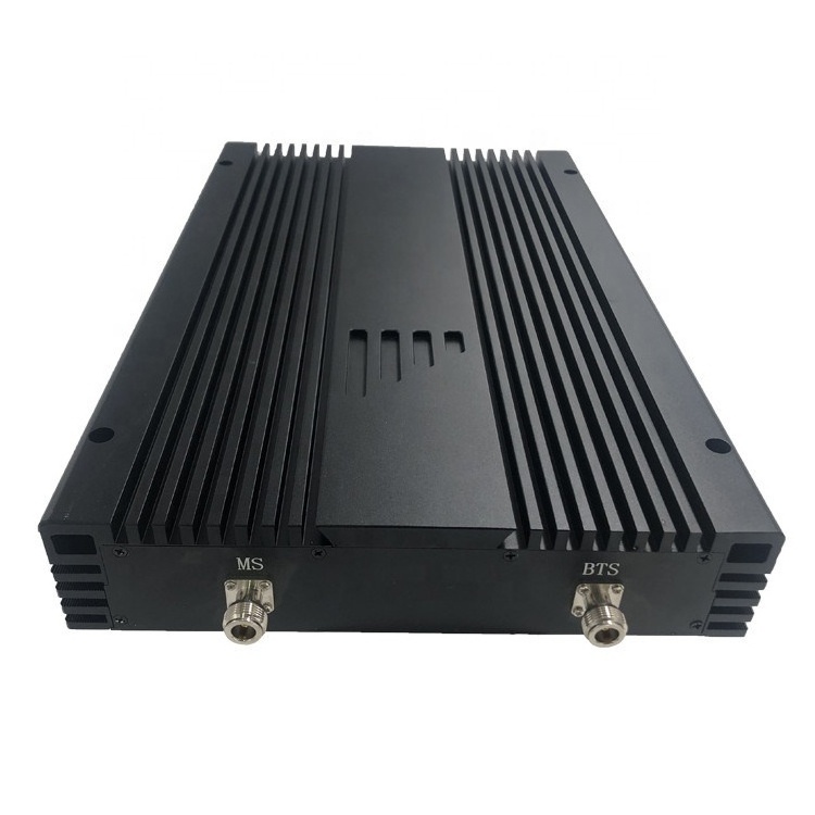 Factory 33dBm 900 1800 GSM DCS Repeater 80dB High Gain LED Display Black 2G 3G 4G RF Mobile Phone Signal Booster