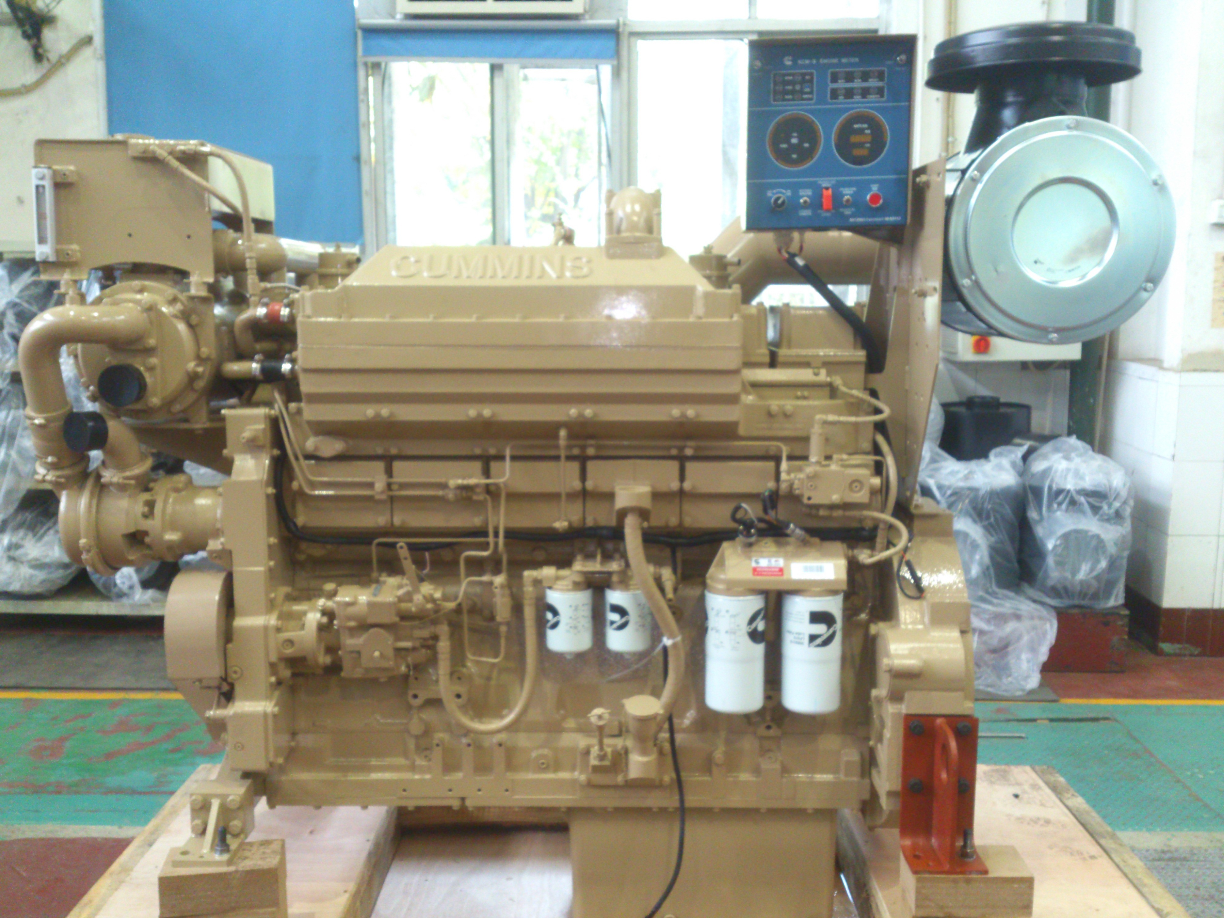 Chinese High Power Engine Cummins KTA19-M600 600HP 1800 RPM Cummins KTA19-M600 Marine Diesel Engines for Sale