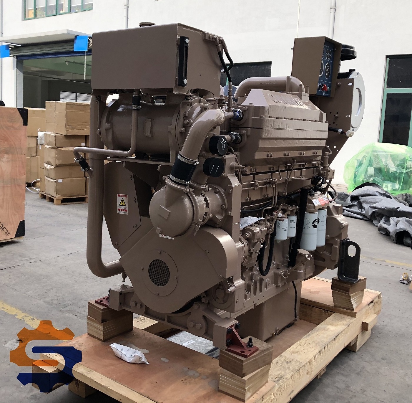 Chinese High Power Engine Cummins KTA19-M600 600HP 1800 RPM Cummins KTA19-M600 Marine Diesel Engines for Sale