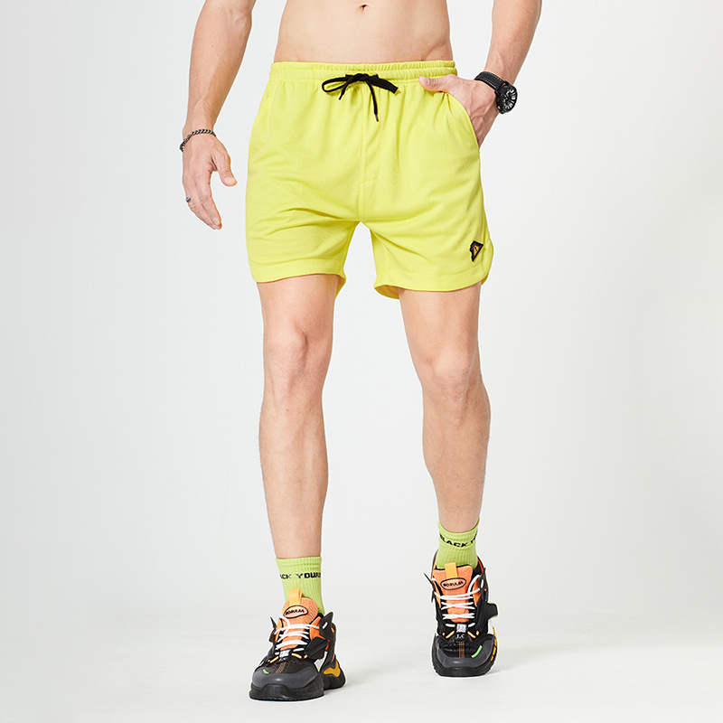 Custom Mens Gym Shorts Sweat Jogger with Bright Colors Polyester Mesh Shorts Jogging Above Knee Hot Shorts