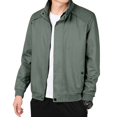 Ropa Hombre Crop Top Windbreaker Men's Casual Spring Autumn Outdoor Wearing Thin Coat Classic Stand Collar Jacket