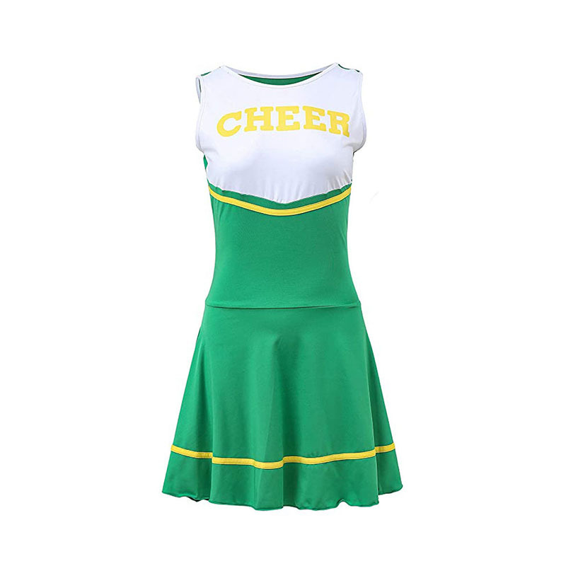 Cheerleading Uniforms Youth Perform Cheer Team Wear / Sports Wear Youth Cheerleading Uniform Set For Girls