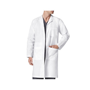 New Arrival Medical Gowns Disposable Men's Long White Doctor Lab Coat