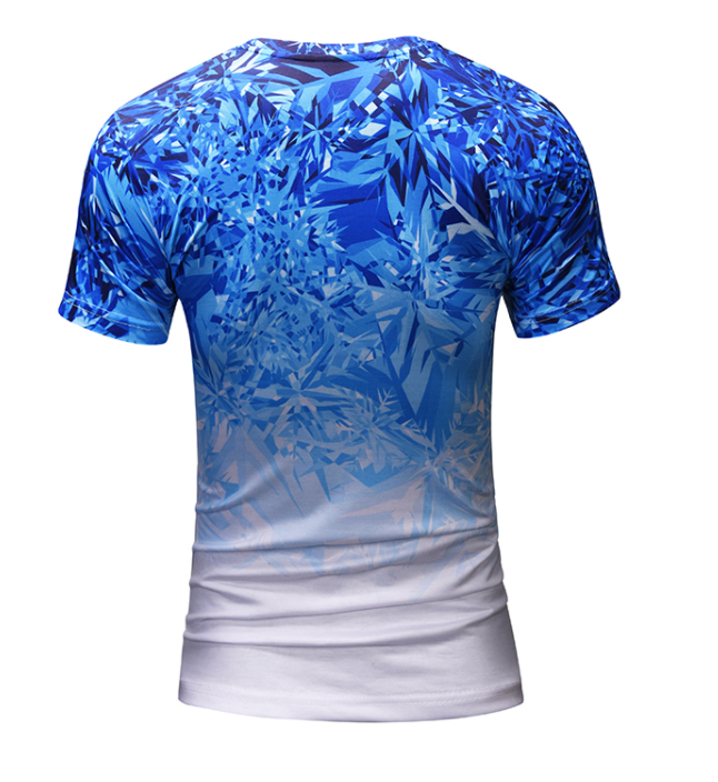 2022 New Promotional Comfortable Sublimation Blank Polyester Bleached T Shirt